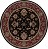 Oriental Weavers Ariana 623M3 Black/Red Area Rug 6' Round
