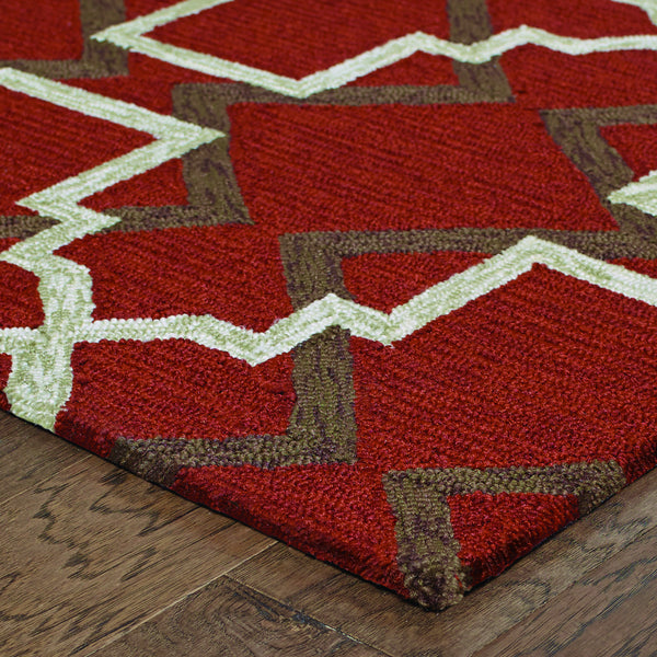 Tommy Bahama Atrium 51103 Red Area Rug Incredible Rugs and Decor