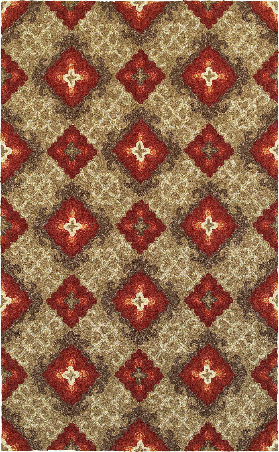 Tommy Bahama Atrium 51109 Brown Area Rug Main Feature