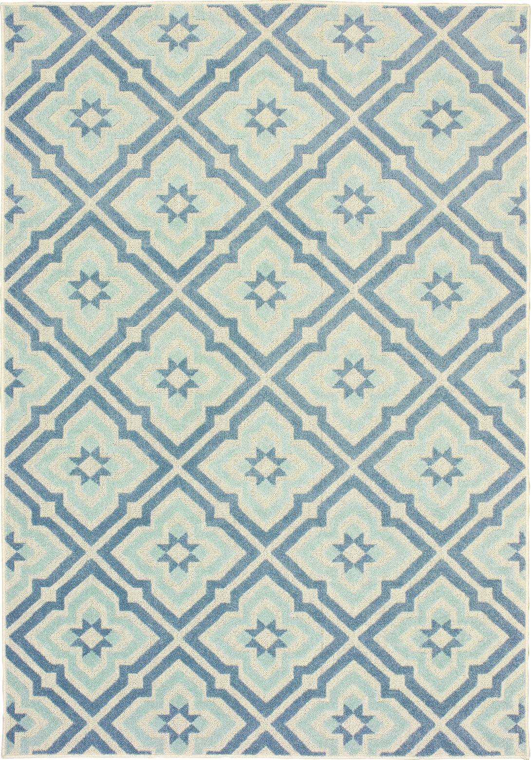 Oriental Weavers Barbados 1801H Blue/Ivory Area Rug main image featured