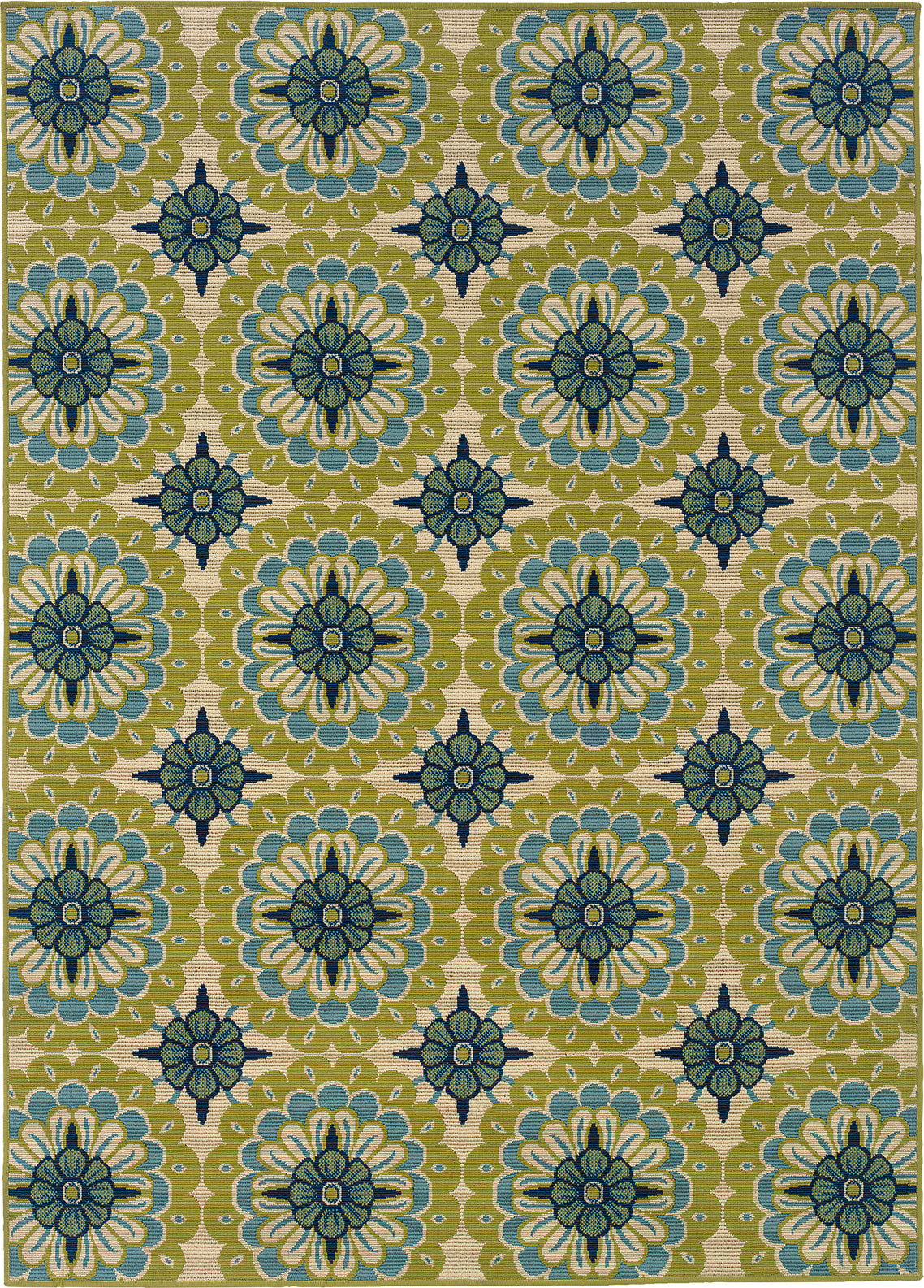 Oriental Weavers Caspian 8328W Green/Ivory Area Rug main image