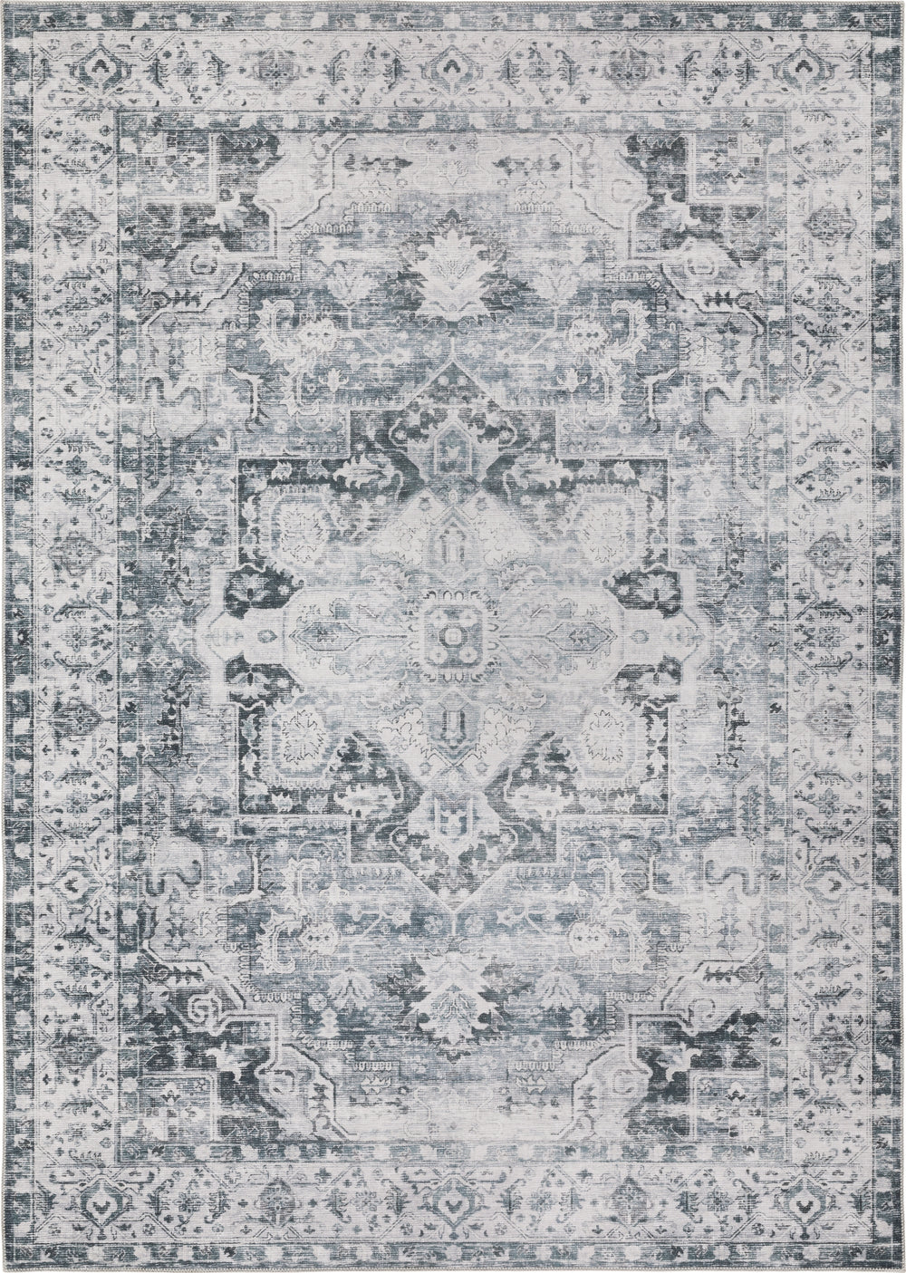 Oriental Weavers Charleston CHA03 Charcoal/Ivory Area Rug