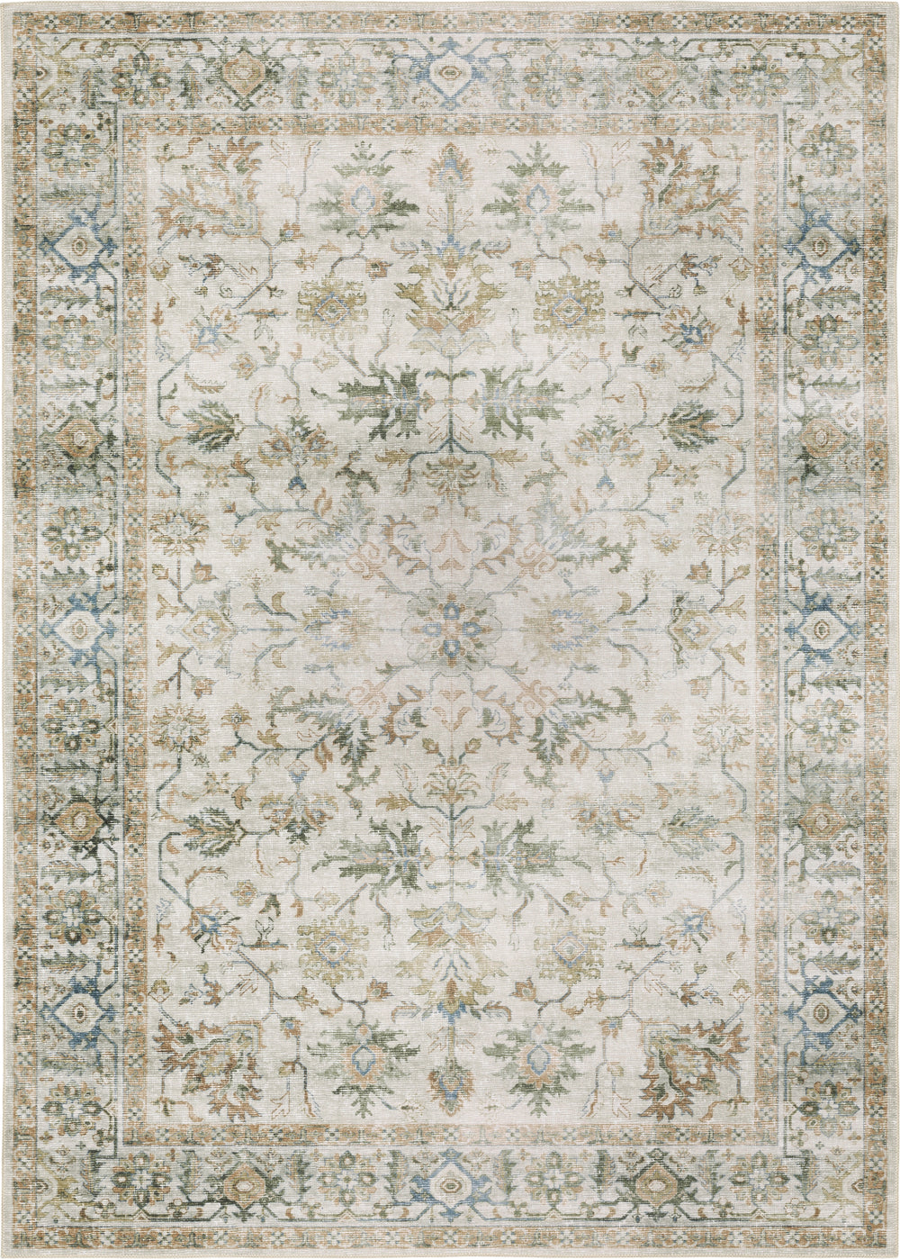 Oriental Weavers Charleston CHA10 Ivory/Multi Area Rug