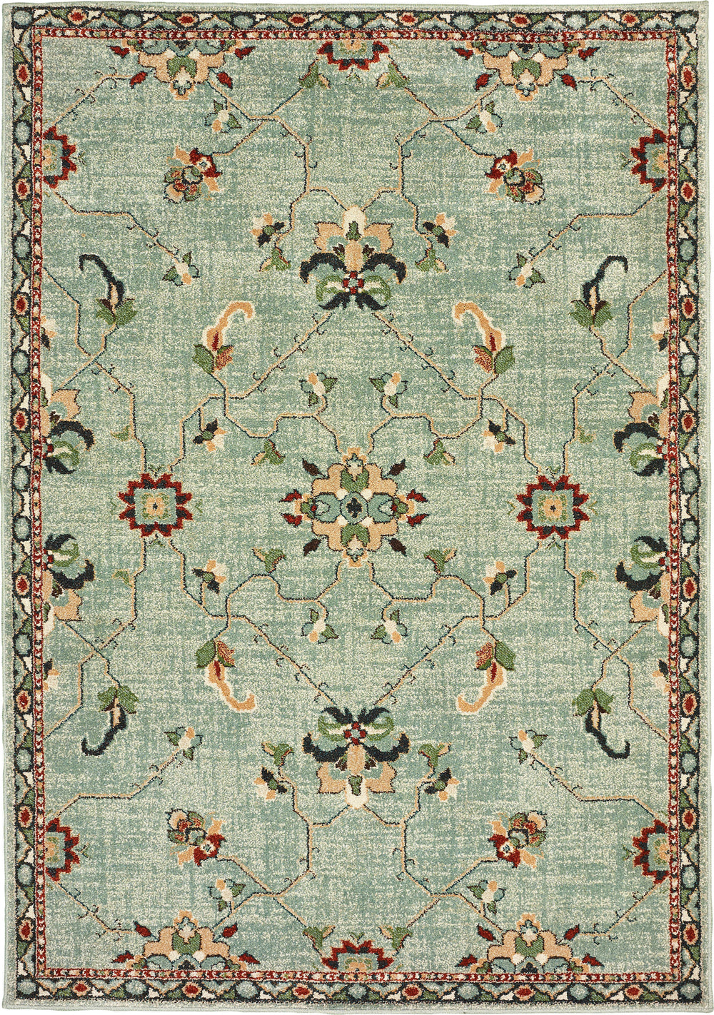Oriental Weavers Dawson 8262C Blue/Teal Area Rug main image featured