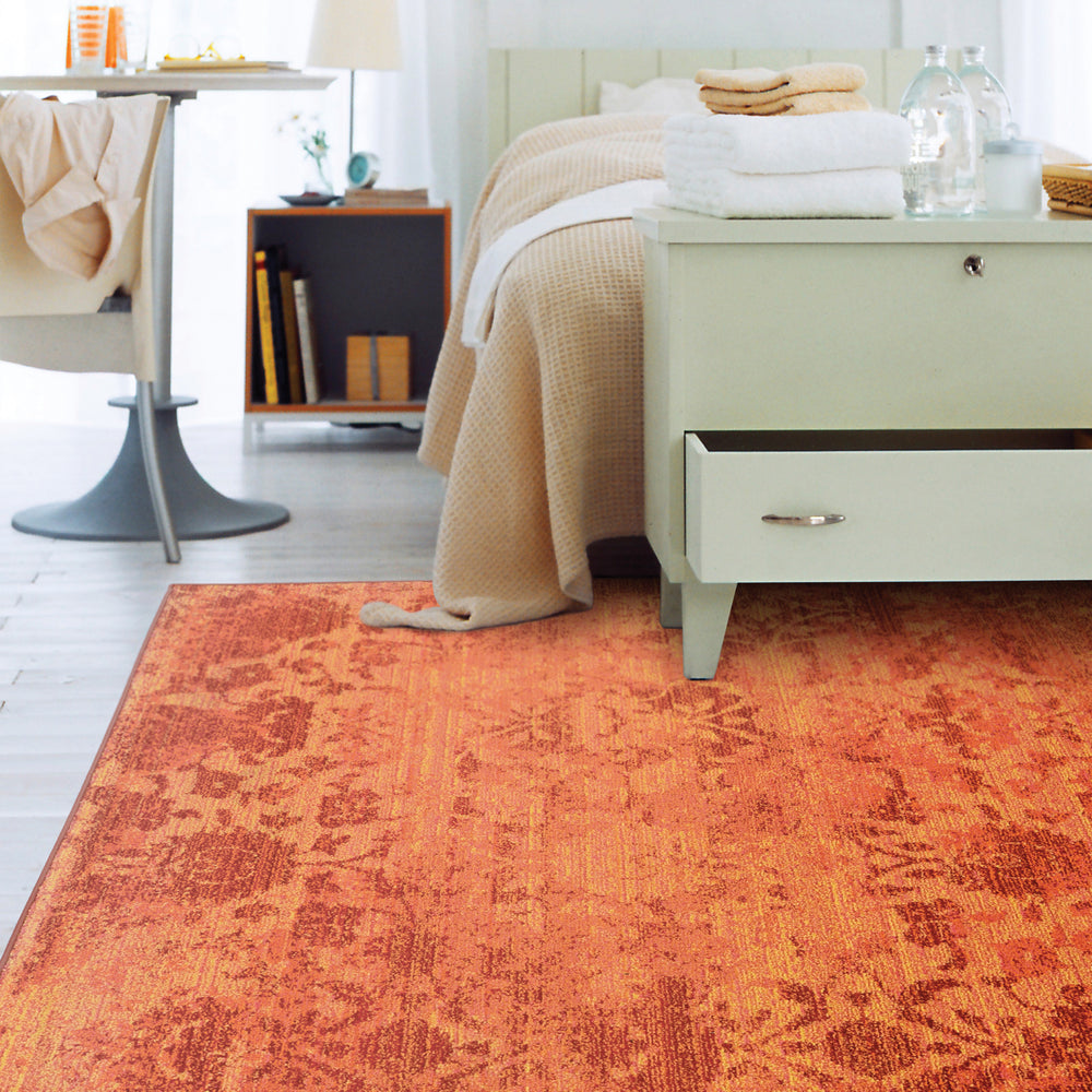 Pantone Universe Expressions 5997C Orange/Yellow Area Rug Roomshot Feature