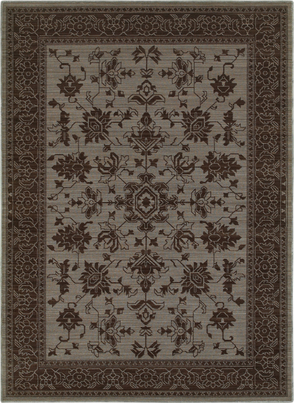 Oriental Weavers Foundry 597E5 Blue/Grey Area Rug