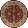 Oriental Weavers Genesis 035R1 Red/Beige Area Rug 6' Round