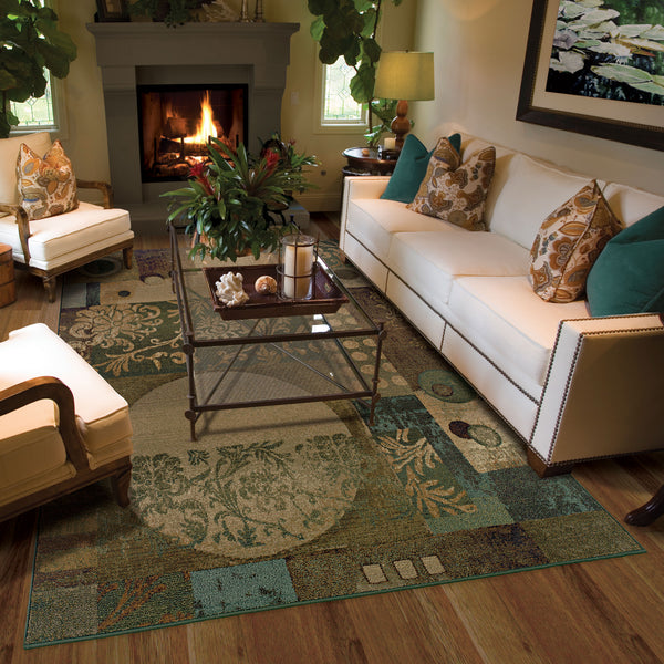 Oriental Weavers Genesis 511Z1 Blue/Beige Area Rug Incredible Rugs