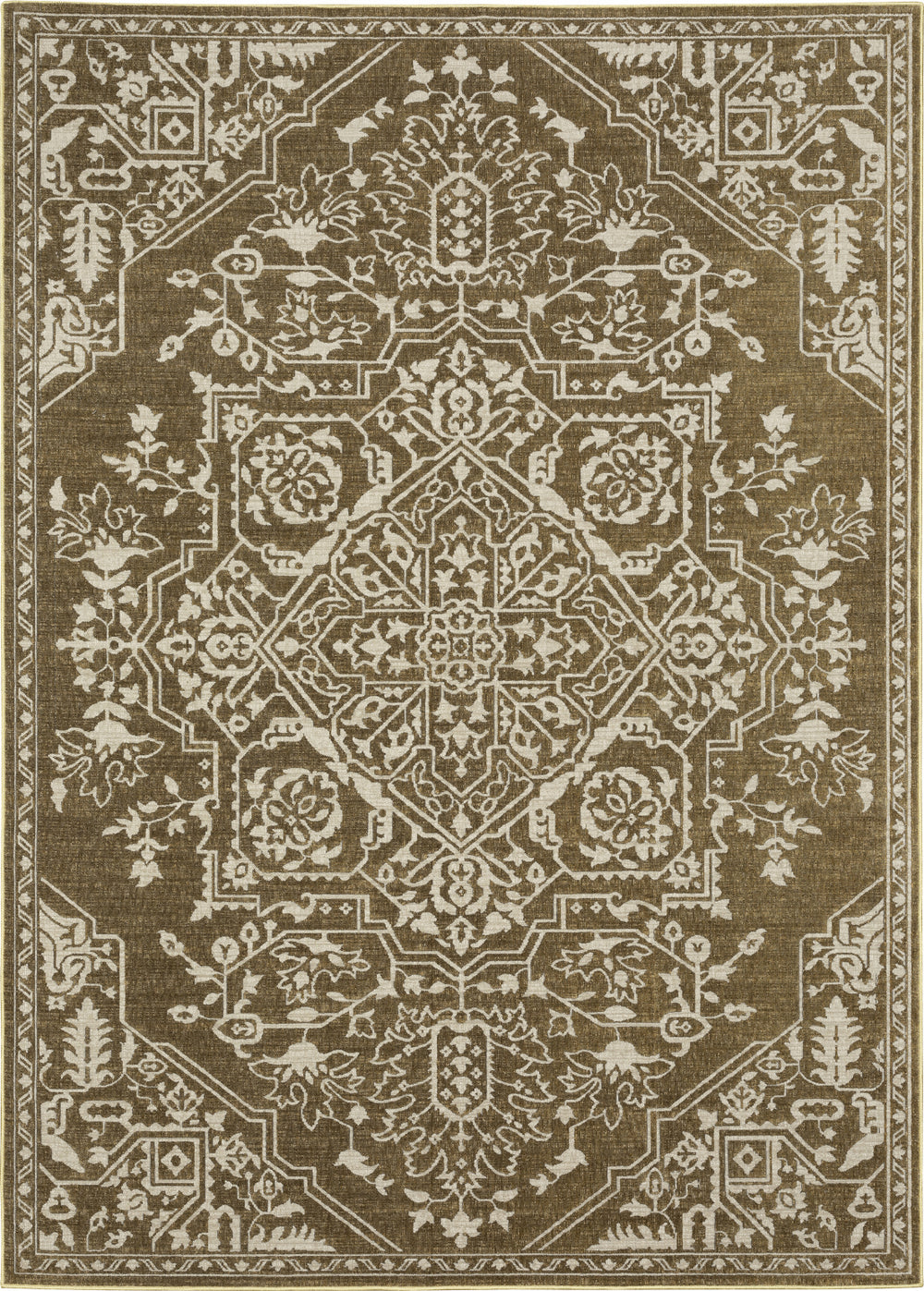 Oriental Weavers Intrigue INT11 Gold/Beige Area Rug