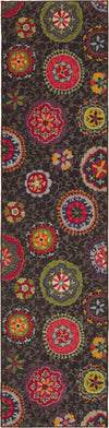 Oriental Weavers Kaleidoscope 1333N Charcoal/Multi Area Rug 2' 7 X 10' 0 Runner