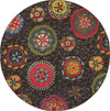 Oriental Weavers Kaleidoscope 1333N Charcoal/Multi Area Rug 7' 8'' Round
