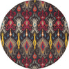 Oriental Weavers Kaleidoscope 502X5 Charcoal/Multi Area Rug 7' 8'' Round