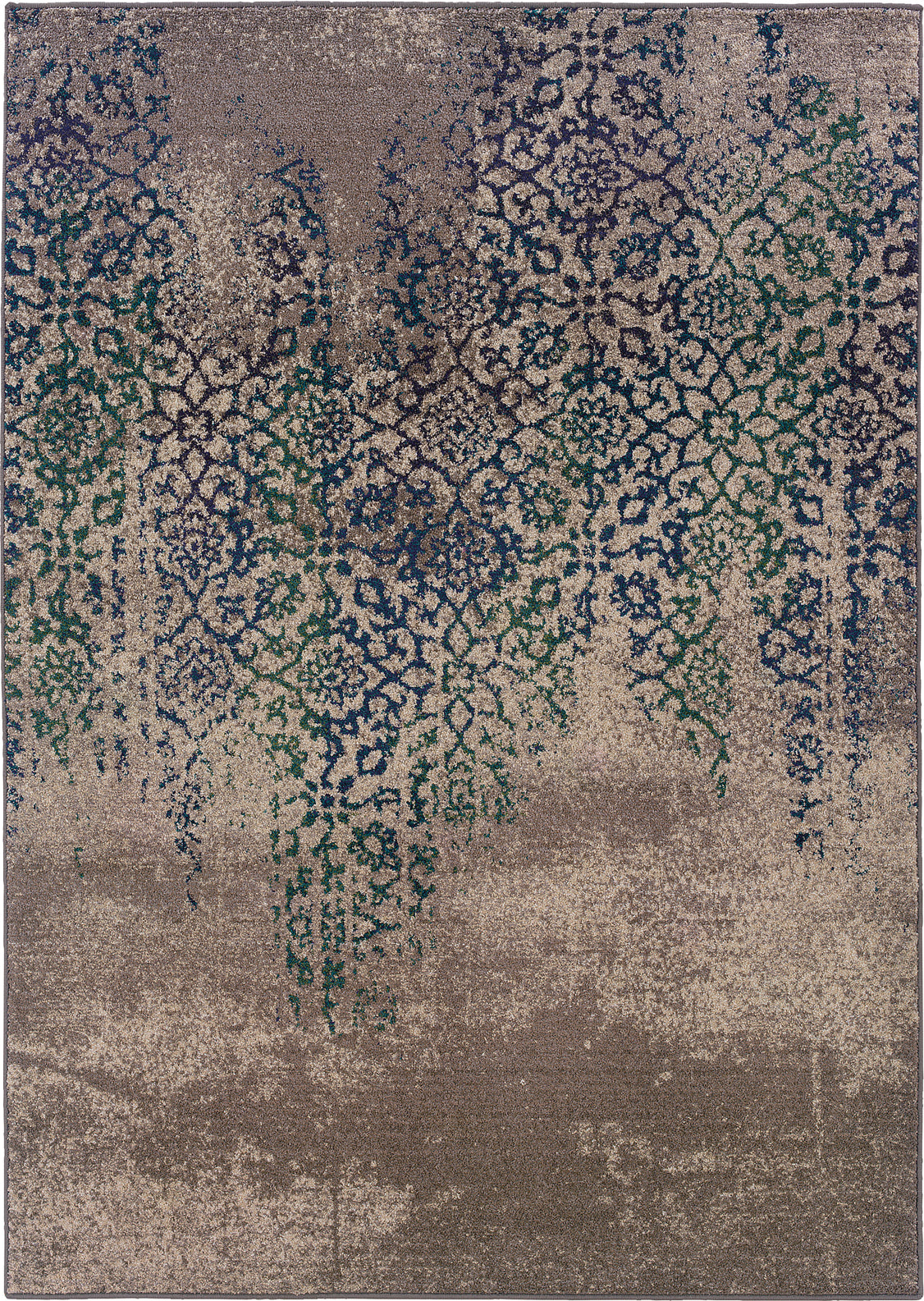 Oriental Weavers Kaleidoscope 504D5 Grey/Blue Area Rug main image