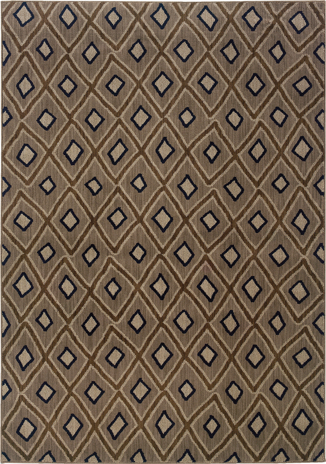 Oriental Weavers Kasbah 3943D Grey/Brown Area Rug main image featured