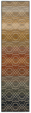 Oriental Weavers Kasbah 3945B Brown/Rust Area Rug Runner