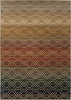 Oriental Weavers Kasbah 3945B Brown/Rust Area Rug main image