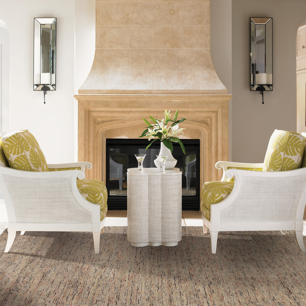 Tommy Bahama Lucent 45908 Ivory Sand Area Rug Lifestyle Image Feature