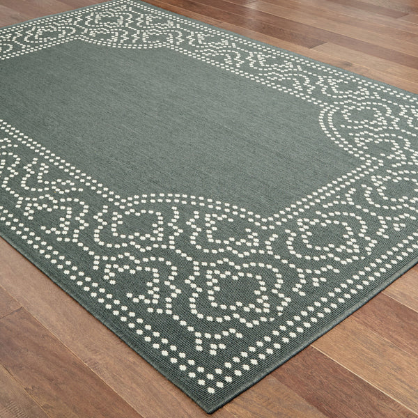 Oriental Weavers Marina 1247X Grey/Ivory Area Rug Incredible Rugs and