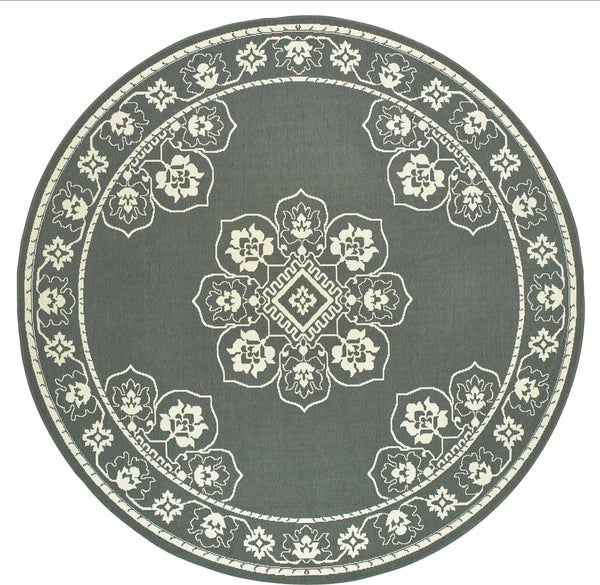 Oriental Weavers Marina 7764E Grey/Ivory Area Rug Incredible Rugs and