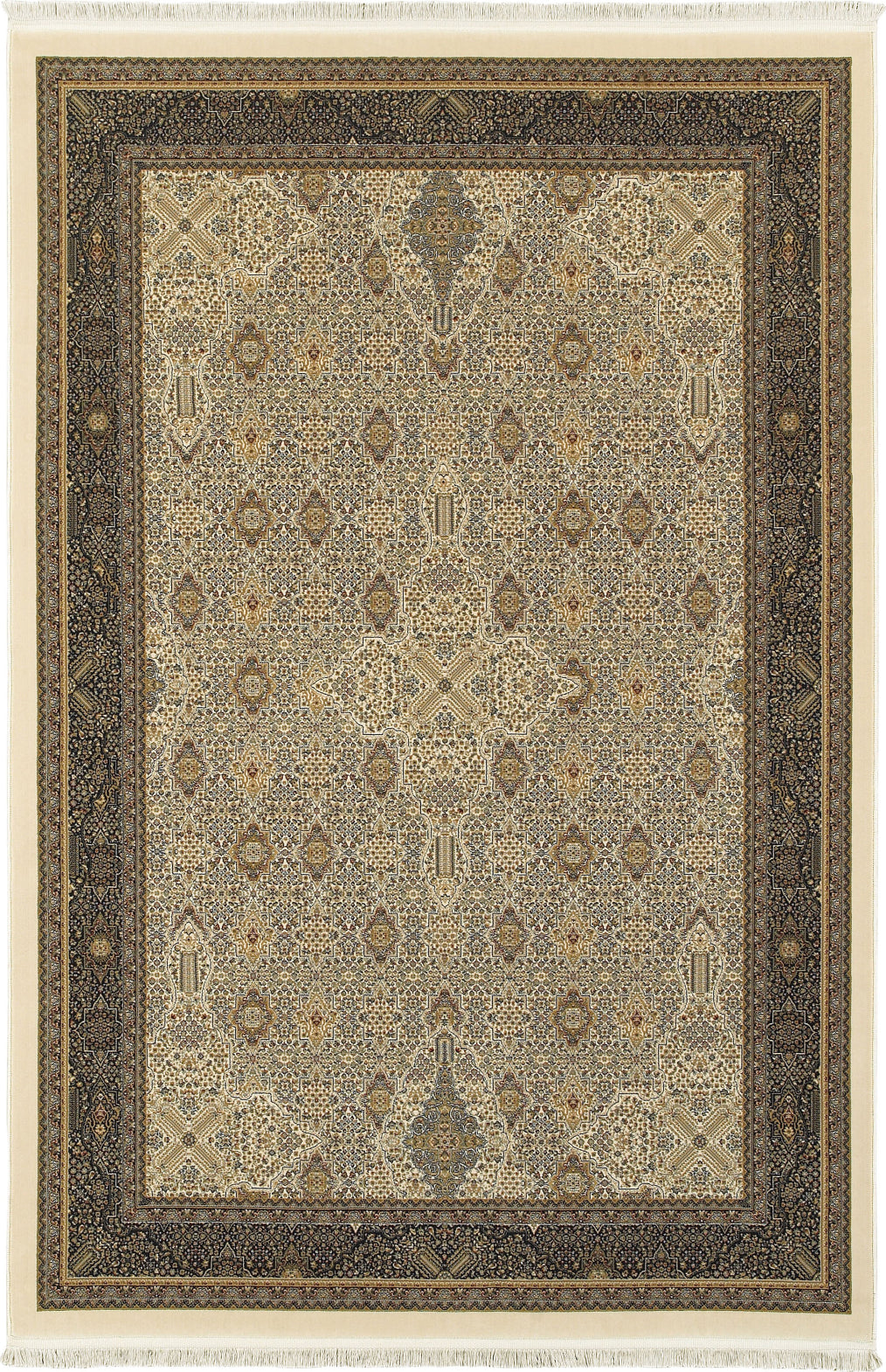 Oriental Weavers Masterpiece 1335I Ivory/ Black Area Rug main image featured