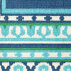 Oriental Weavers Meridian 9650B Navy/Green Area Rug Close-up Image