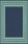 Oriental Weavers Meridian 9650B Navy/Green Area Rug main image