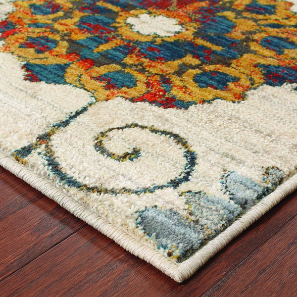 Oriental Weavers Sedona 6361A Ivory/Multi Area Rug Incredible Rugs