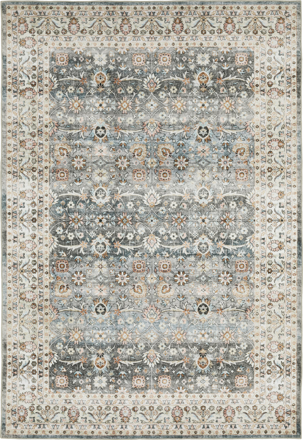 Oriental Weavers Sumter SUM07 Grey/Ivory Area Rug
