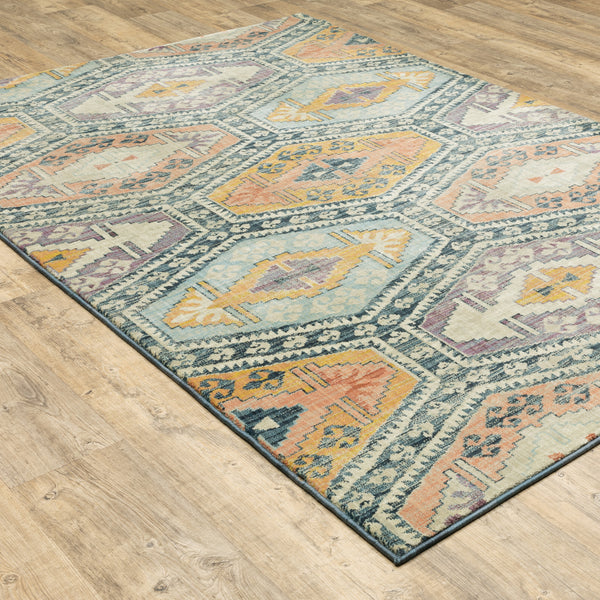 Oriental Weavers Xanadu 003B6 Blue/Multi Area Rug Incredible Rugs and