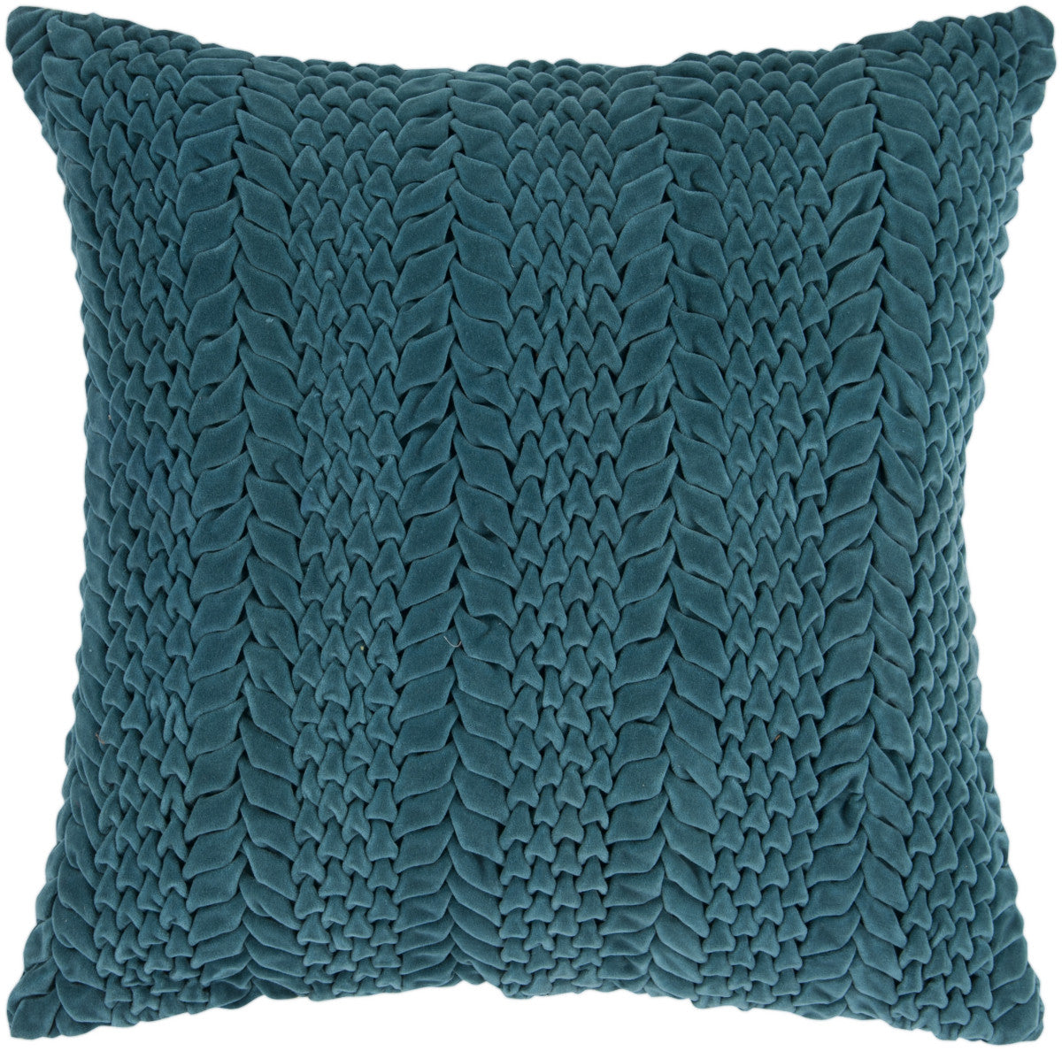 Surya Velvet Luxe Textured Triangles P-0279 Pillow