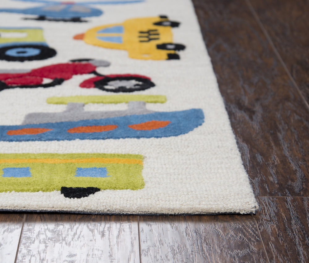 Rizzy Play Day PD579A Ivory Area Rug Feature