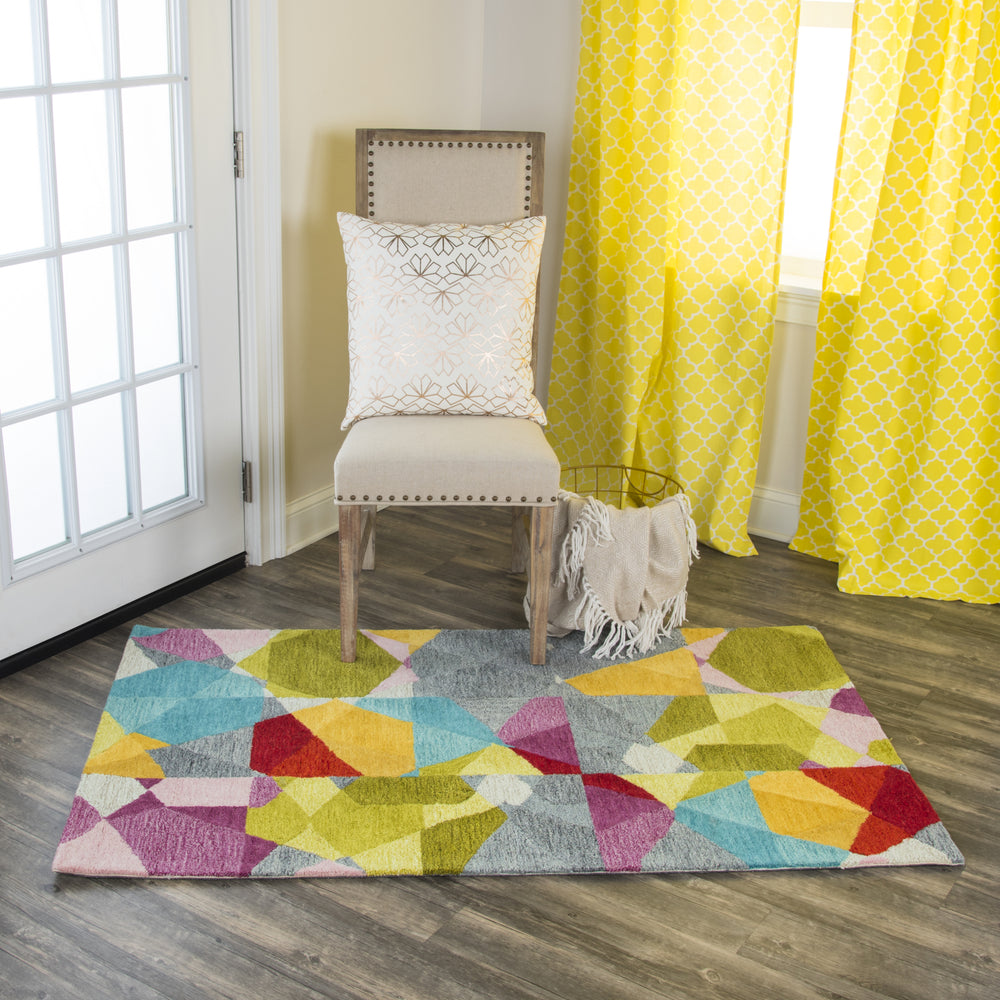Rizzy Play Day PD695B Yellow Area Rug Feature