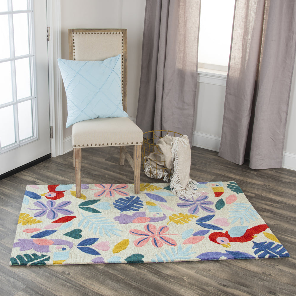 Rizzy Play Day PD696B Ivory Area Rug Feature