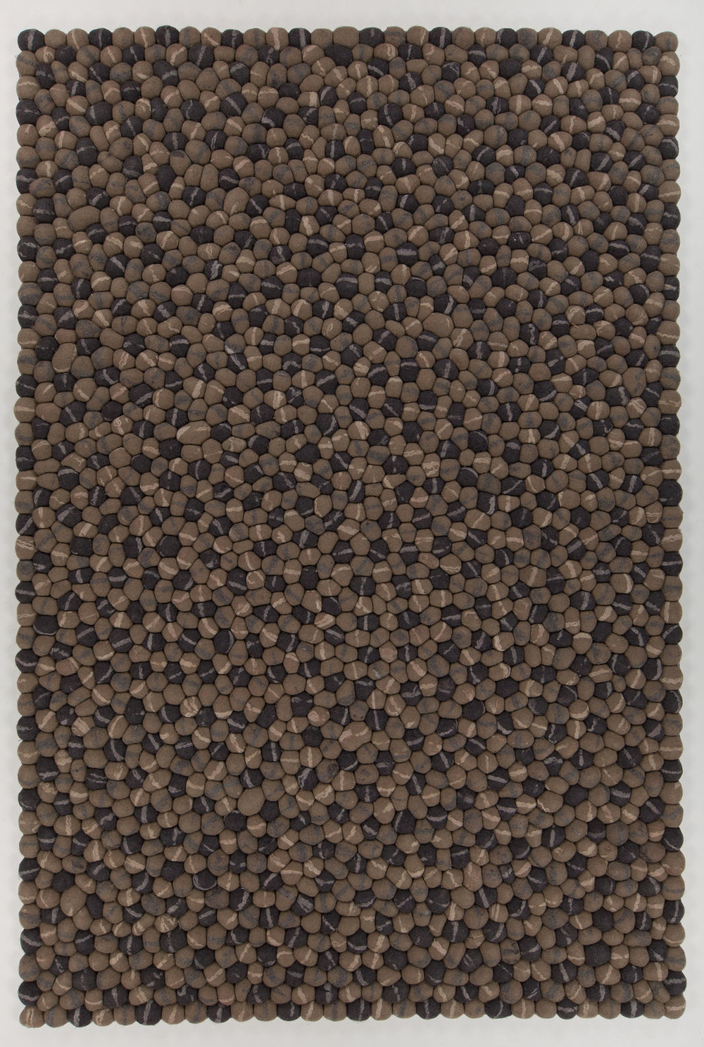 Chandra Pebbles PEB-46701 Brown Grey Area Rug