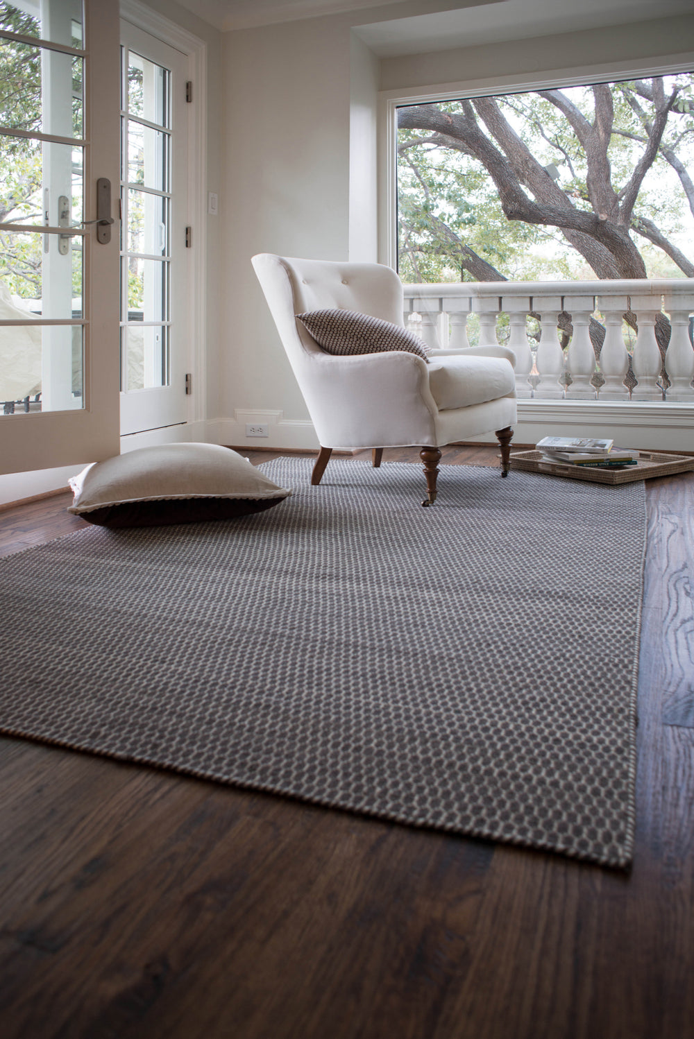 Loloi Harper HH-02 Charcoal Area Rug Roomscene Feature