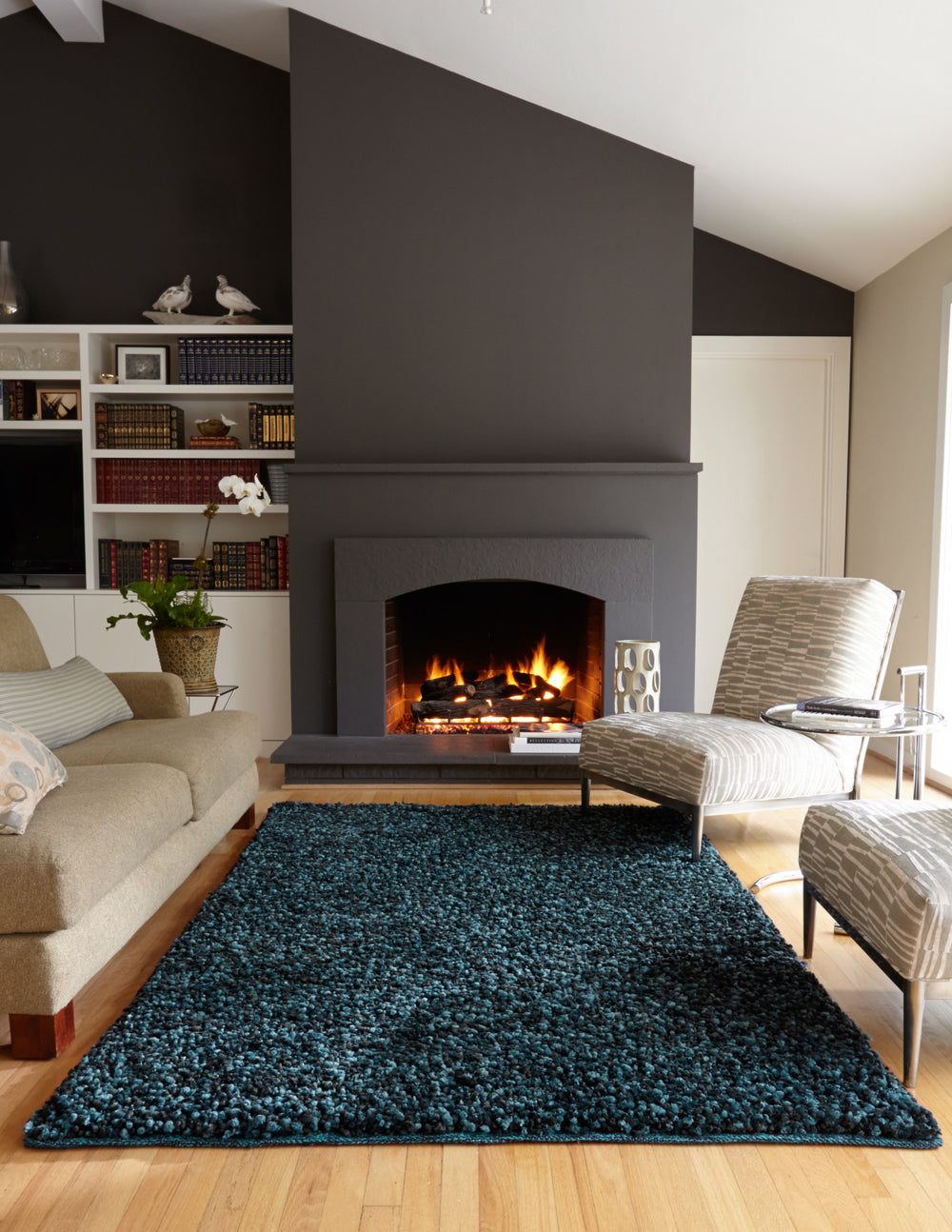 Loloi Olin OL-01 Ocean Area Rug Roomscene Feature