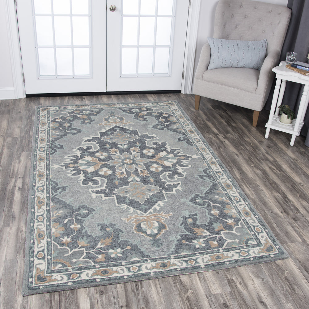 Rizzy Resonant RS933A Gray Area Rug Feature