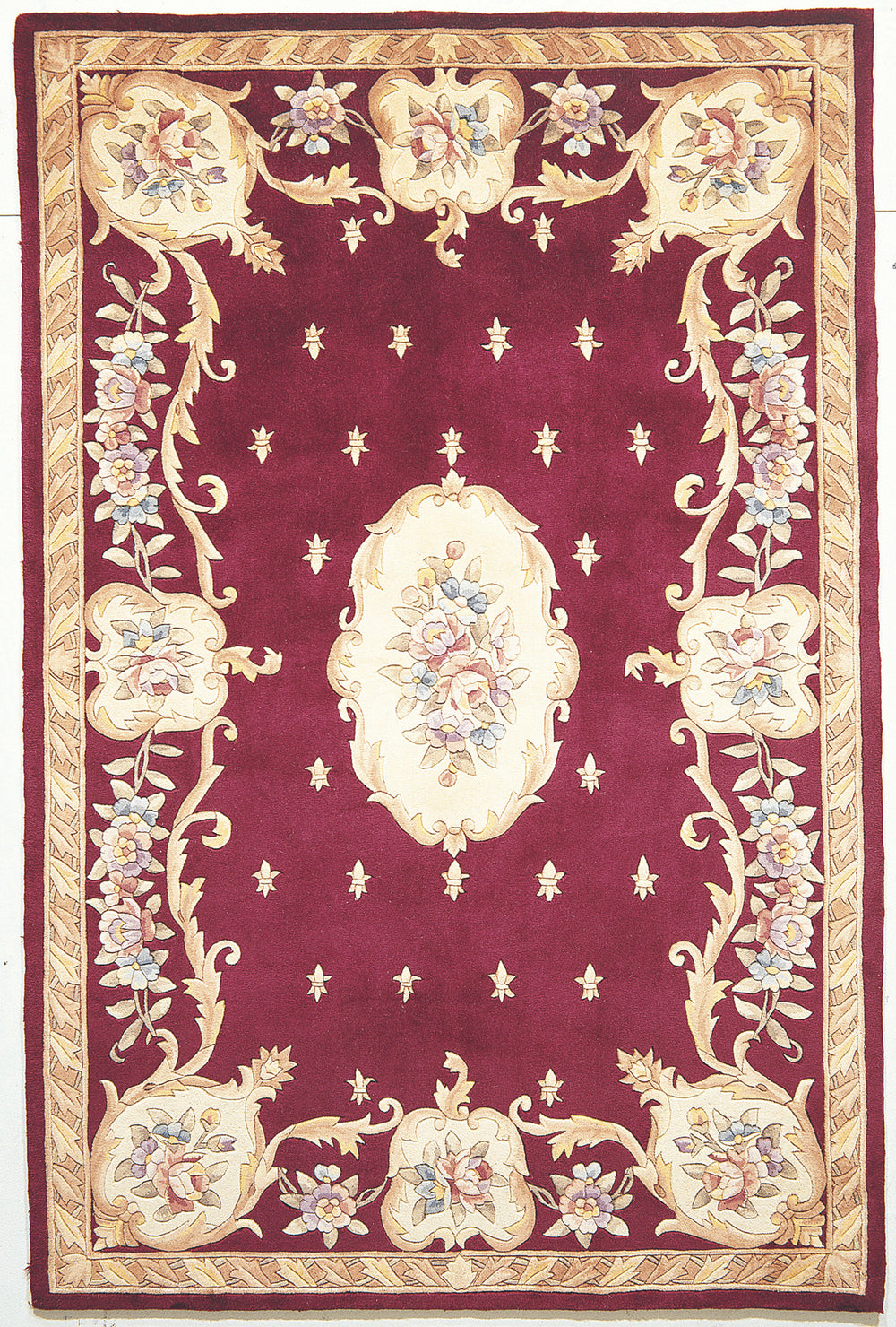 KAS Ruby 8900 Fleur-De-Lis Aubusson Area Rug