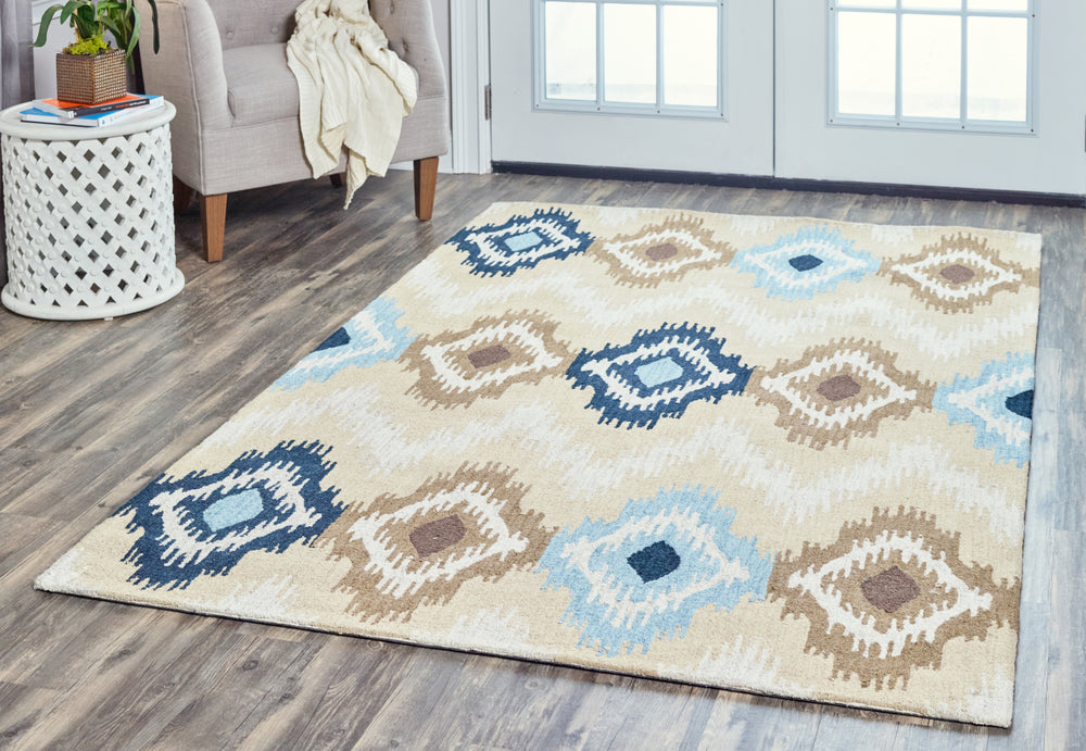 Rizzy Arden Loft-River Hill RV9412 Natural Area Rug Feature