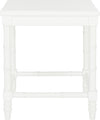 Safavieh Liviah Modern Coastal 22'' H Bamboo Accent Table White Furniture 