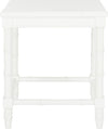 Safavieh Liviah Modern Coastal 22'' H Bamboo Accent Table White Furniture main image