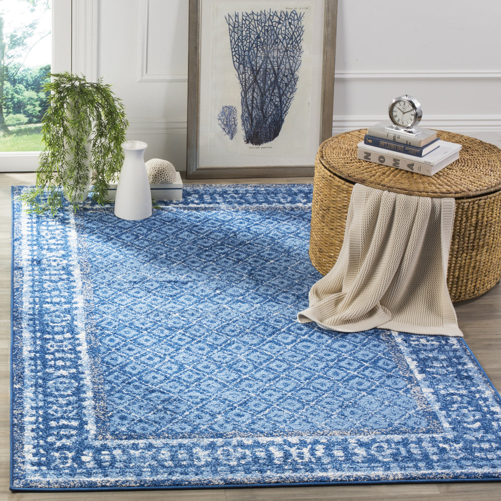 Safavieh Adirondack ADR110F Light Blue/Dark Blue Area Rug Feature