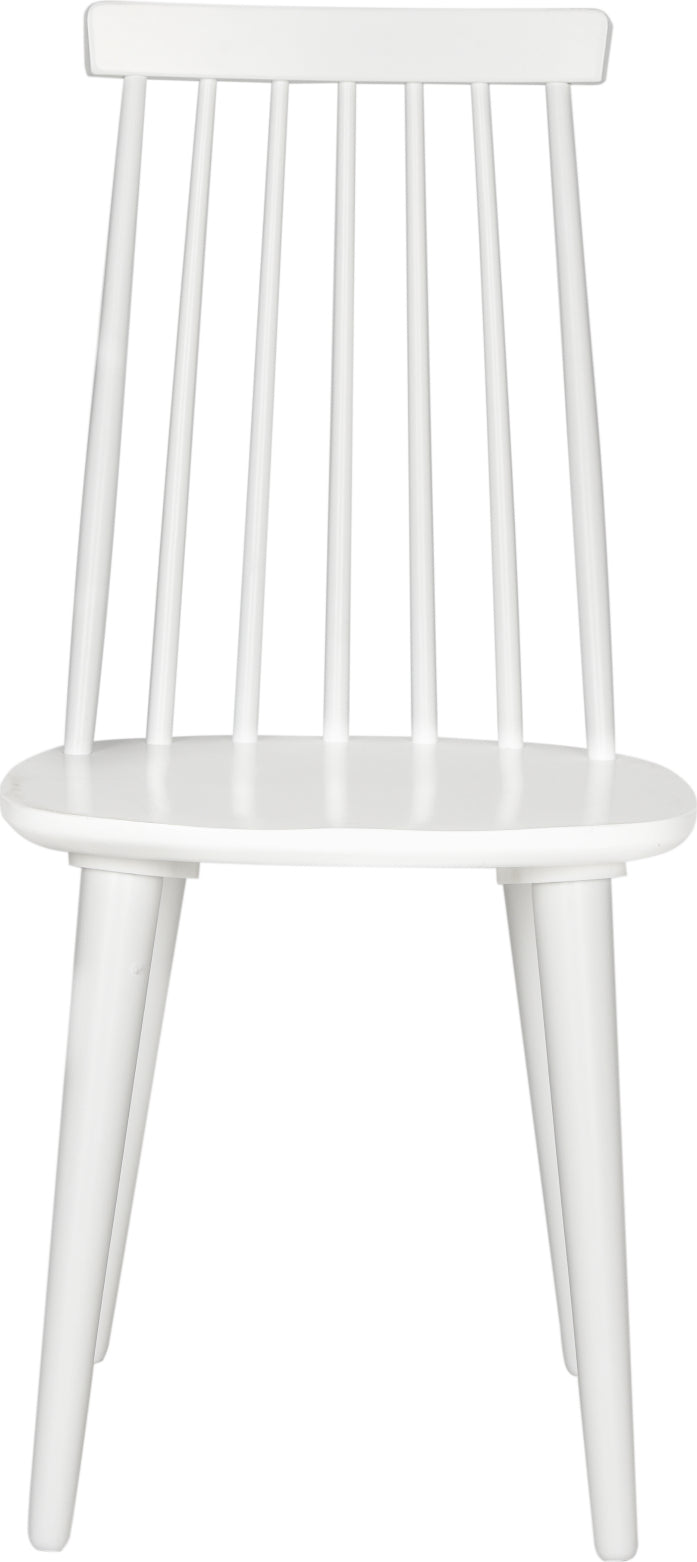 Safavieh Burris 17''H Spindle Side Chair White Furniture main image