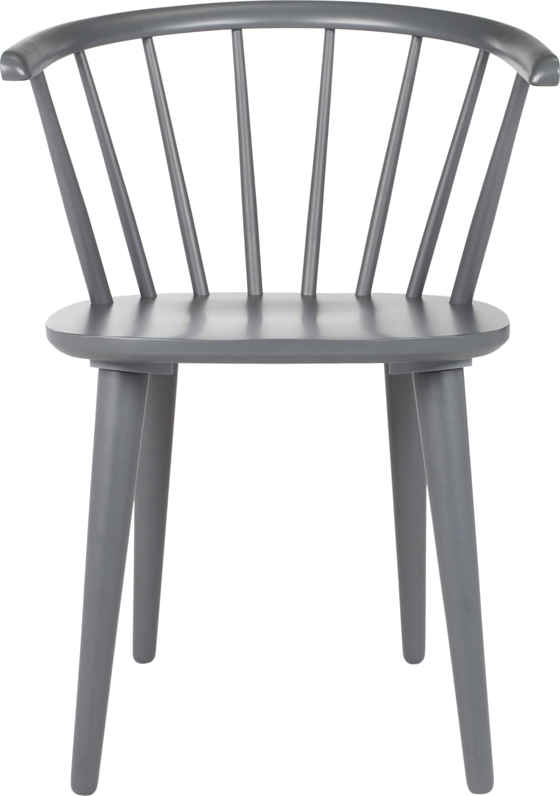 Safavieh Blanchard 18''H Curved Spindle Side Chair Grey Furniture main image