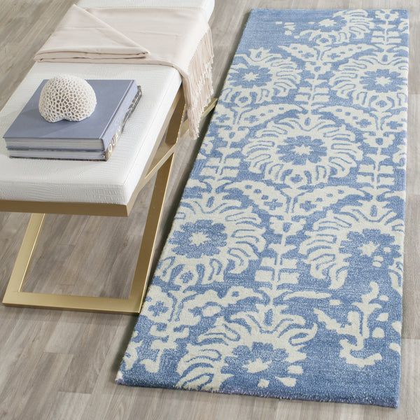 Safavieh Bella 125 Light Blue/Ivory Area Rug – Incredible Rugs And Decor