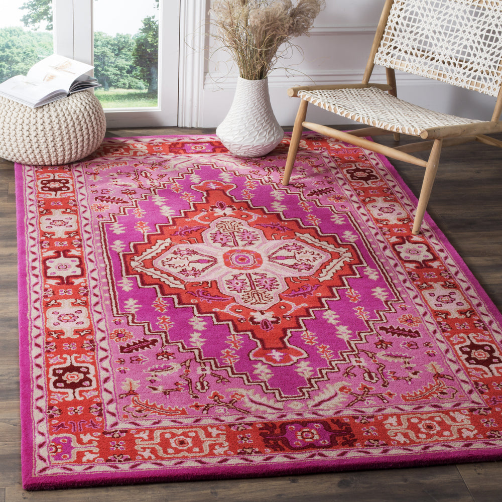 Safavieh Bellagio 545 Red/Pink Area Rug Room Scene Feature