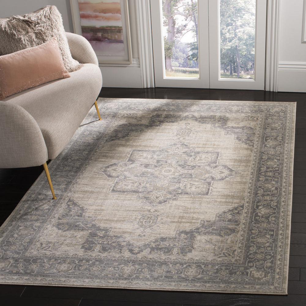 Safavieh Brentwood BNT865B Cream/Grey Area Rug Feature