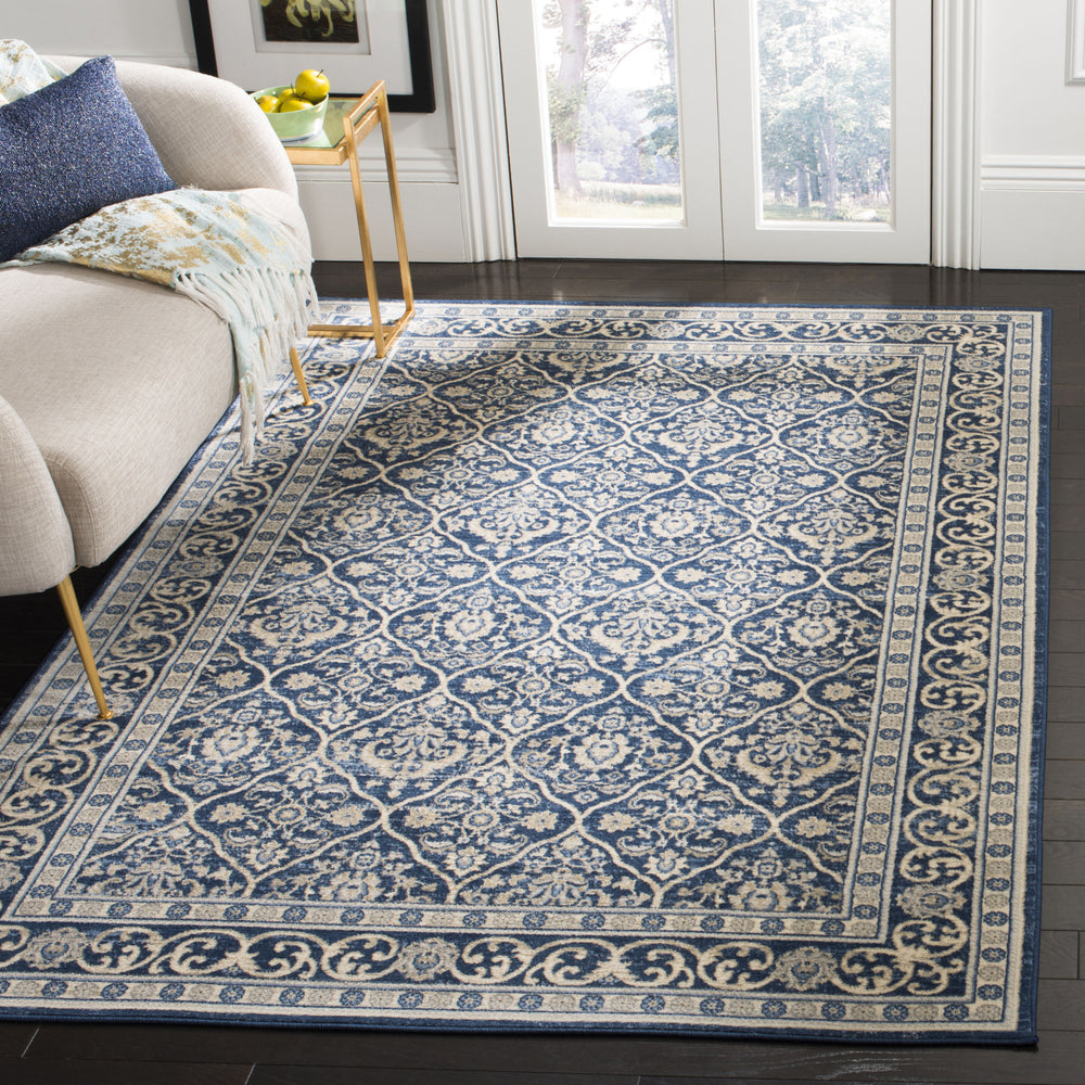 Safavieh Brentwood BNT870M Navy/Light Grey Area Rug Feature