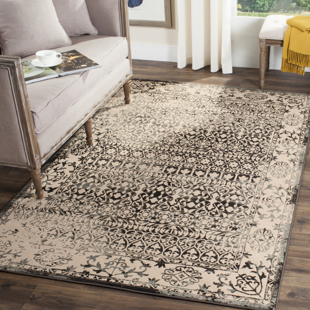 Safavieh Brilliance BRL506K Cream/Dark Grey Area Rug Feature