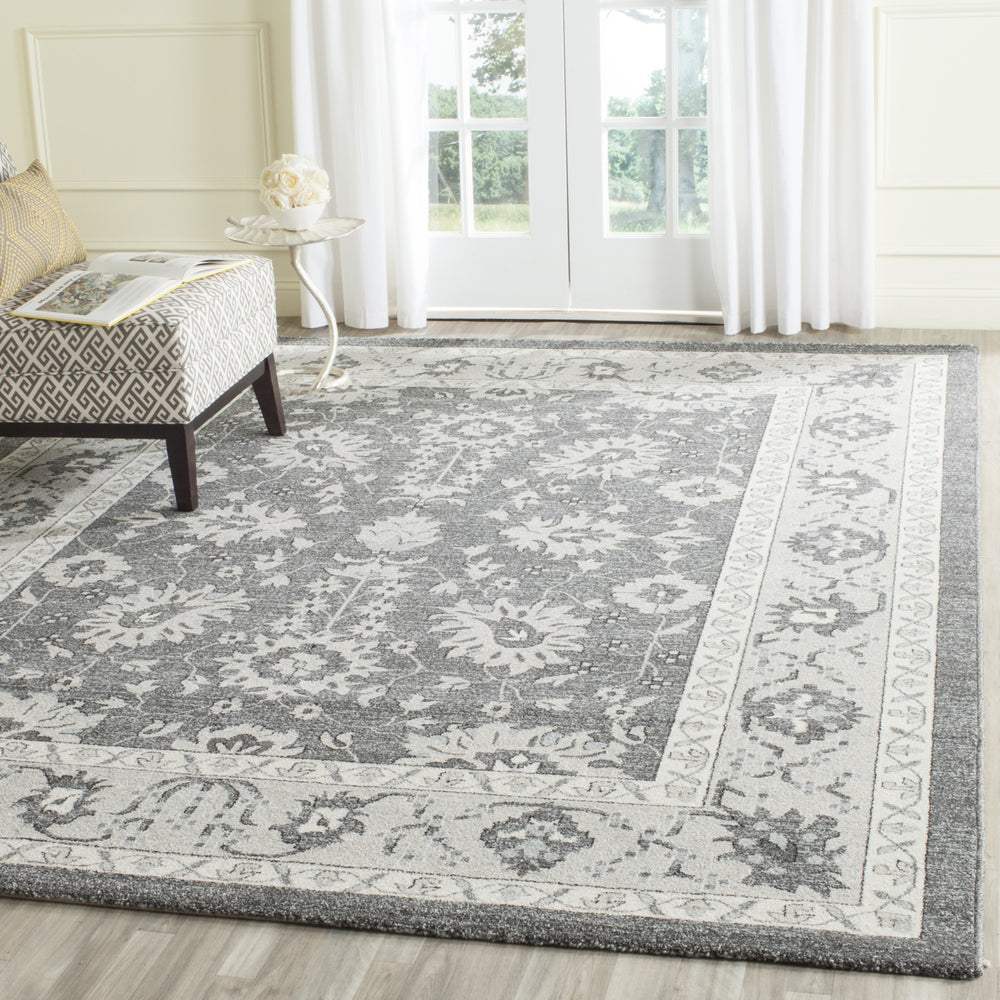 Safavieh Carmel CAR277D Dark Grey/Beige Area Rug Feature